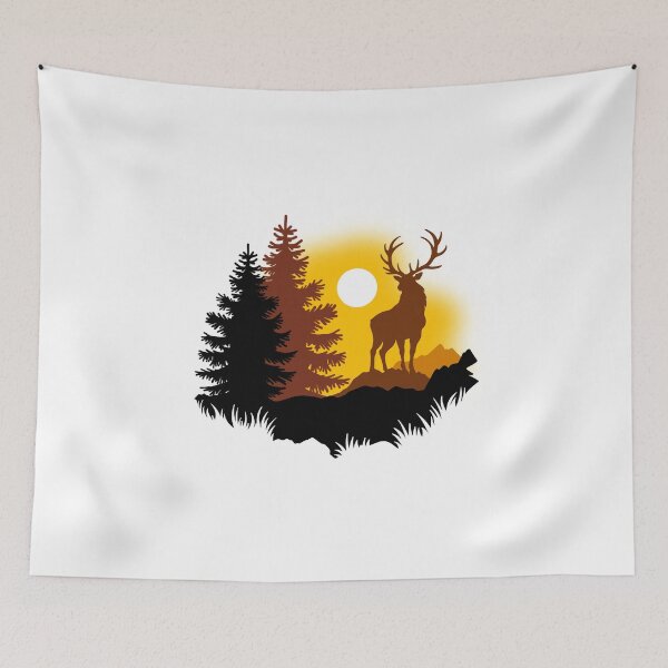 Item preview, Deer at sunrise designed and sold by ajkbilder.
