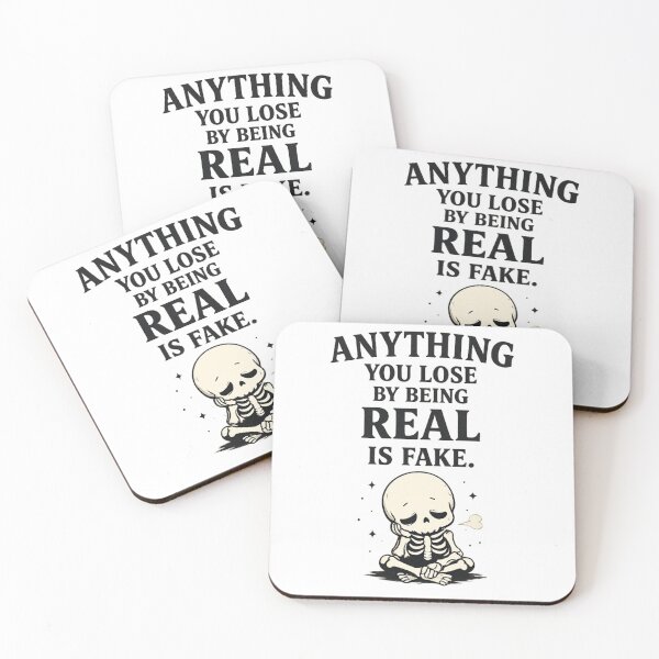 Item preview, Anything You Lose Being Real designed and sold by MoodSupplyStudio.