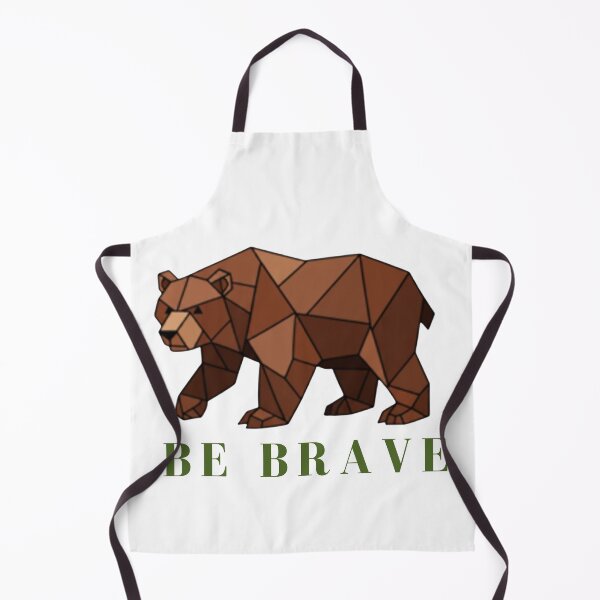 Item preview, Be Brave Bear Geometric Wildlife Design designed and sold by Inka Moon Design.