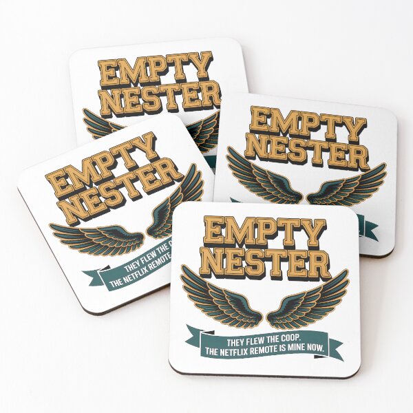Item preview, Funny Empty Nester They Flew The Coop Wings Quote designed and sold by Enea Kelo.