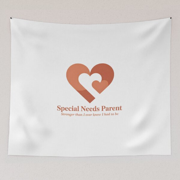 Item preview, Inspirational Special Needs Parent Stronger Heart Logo designed and sold by Enea Kelo.