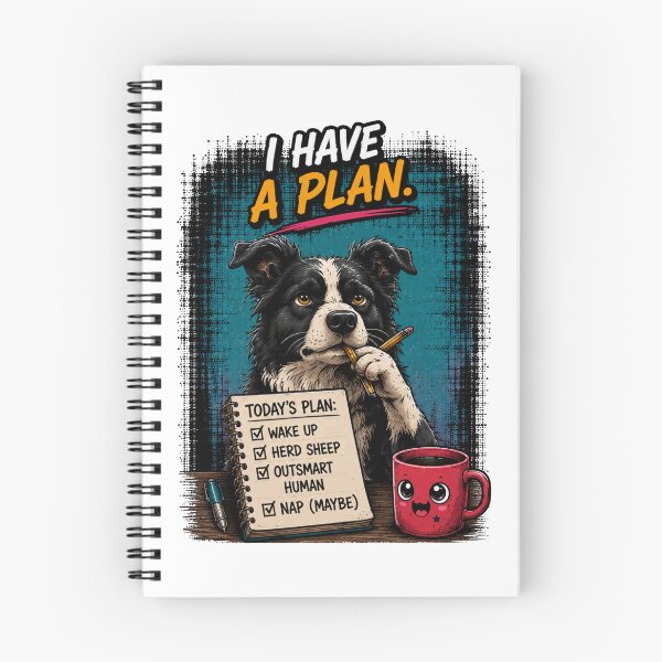 Item preview, I Have A Plan Border Collie Funny Herding Dog Shirt designed and sold by PINK FREE.