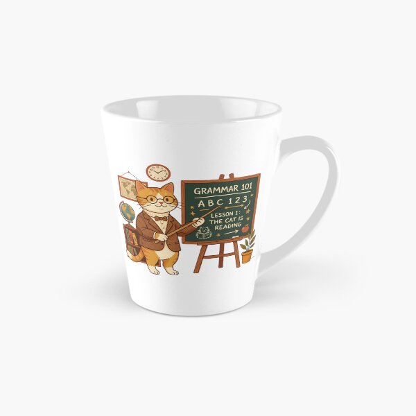 Item preview, Cute Cat Teacher Classroom Illustration designed and sold by Purrlume.