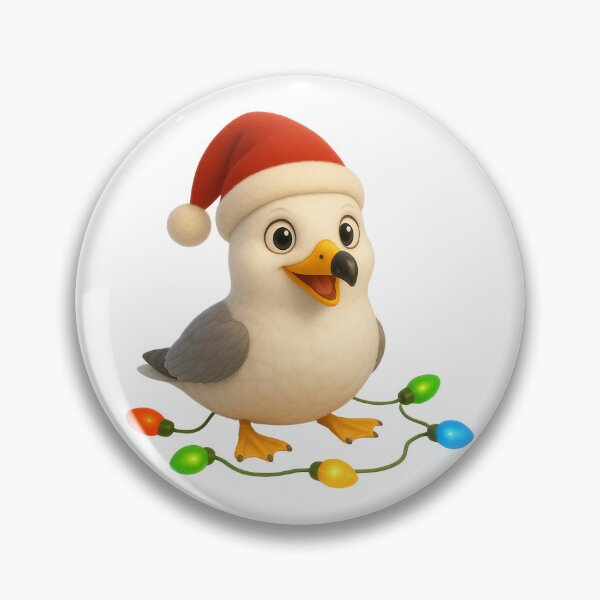 Item preview, Christmas Ring-Billed Gull designed and sold by Sillytoe.