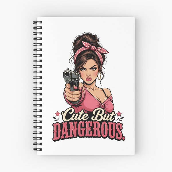 Item preview,  "Cute But Dangerous" Retro Boss Lady  designed and sold by MusesWhispers.