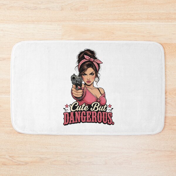 Item preview,  "Cute But Dangerous" Retro Boss Lady  designed and sold by MusesWhispers.