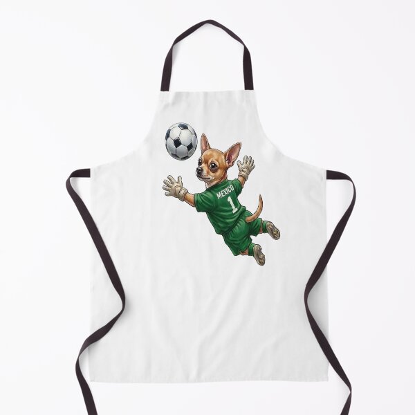 Item preview, Soccer Goalkeeper Chihuahua Mexico (Tan) designed and sold by LightPaintress.