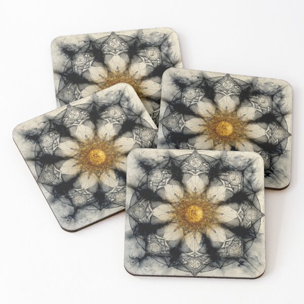 Item preview, Celtic Wheel : Sacred Geometry in Charcoal & Gold designed and sold by Helios Be. Lavsh.
