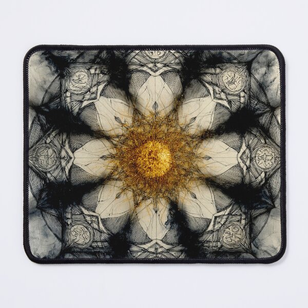 Item preview, Celtic Wheel : Sacred Geometry in Charcoal & Gold designed and sold by Helios Be. Lavsh.