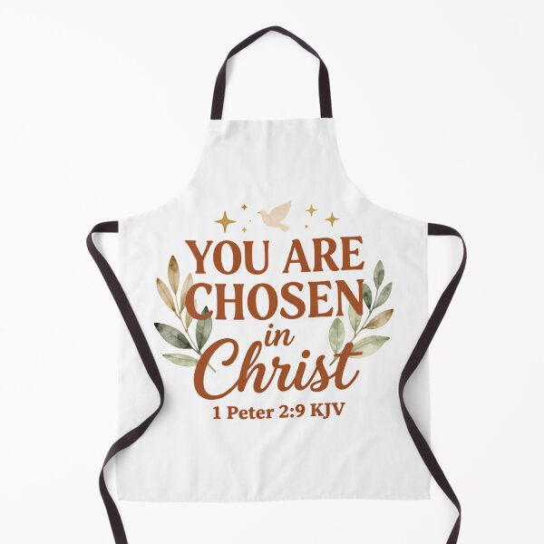 Item preview, You Are Chosen in Christ Christian Sticker - 1 Peter 2:9 KJV Bible Verse Sticker designed and sold by For His  Glory.