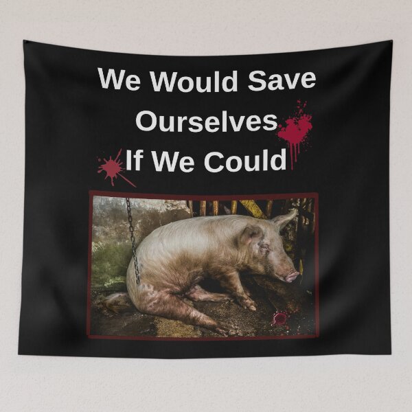 Item preview,  Bold vegan and animal rights protest design designed and sold by VoiceForAnimals.