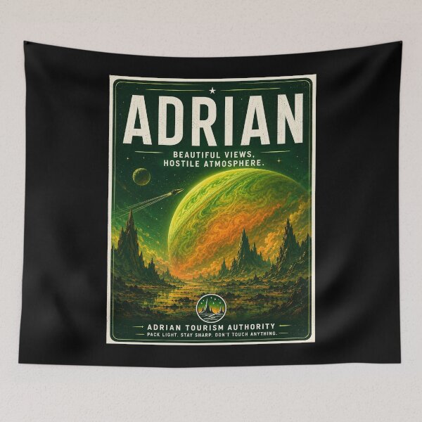 Item preview, Adrian - Faux Tourism Vintage Series - Project Hail Mary designed and sold by hesjustken.