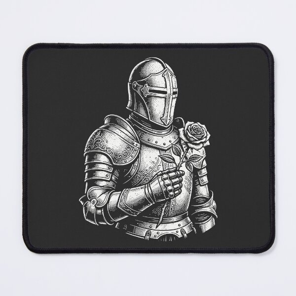 Item preview, Medieval Knight Holding Rose Vintage Fantasy Gothic  designed and sold by Y-Vibes.