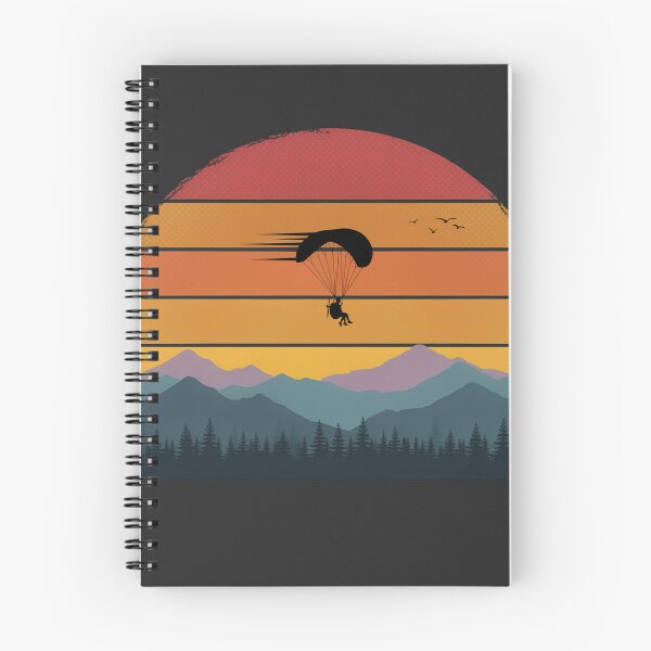 Item preview, Paramotor Sunset Over Mountains designed and sold by ArcticFoxStudio.