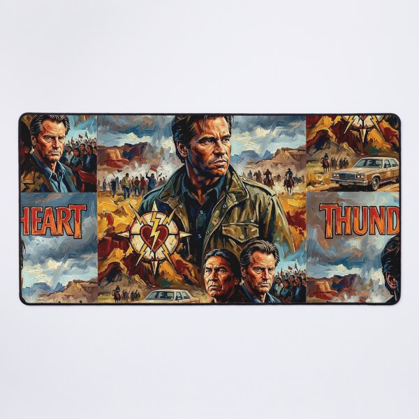 Item preview, Thunderheart Retro Mystery Crime Thriller Tribute Art Movie Poster designed and sold by Art's Diner.
