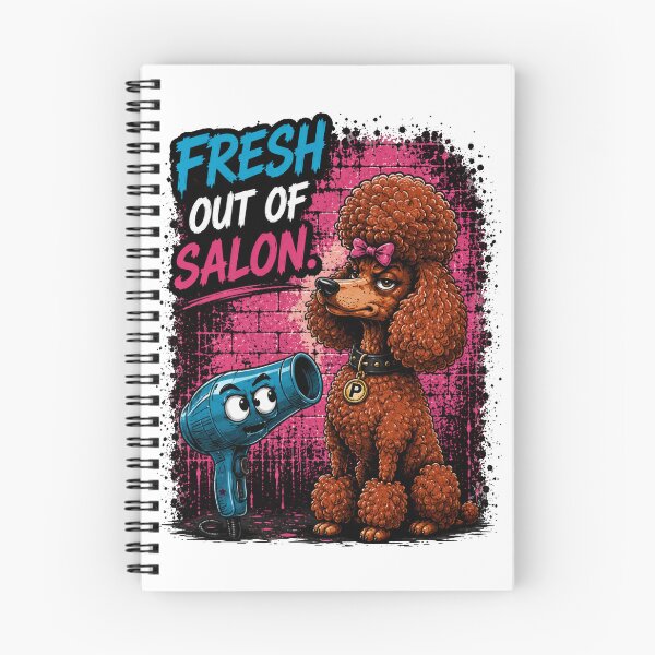 Item preview, Fresh Out Of Salon Funny Poodle Grooming Dog Lover Shirt designed and sold by PINK FREE.