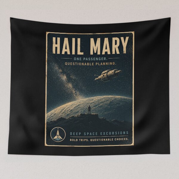 Item preview, Hail Mary - Faux Tourism Vintage Series - Project Hail Mary designed and sold by hesjustken.