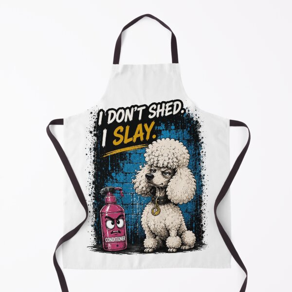 Item preview, I Don't Shed I Slay Funny Poodle Grooming Dog Lover Shirt designed and sold by PINK FREE.