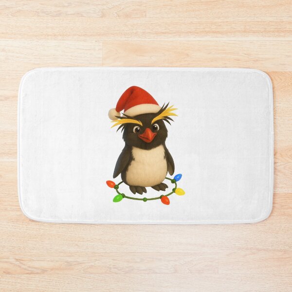 Item preview, Christmas Rockhopper Penguin designed and sold by Sillytoe.