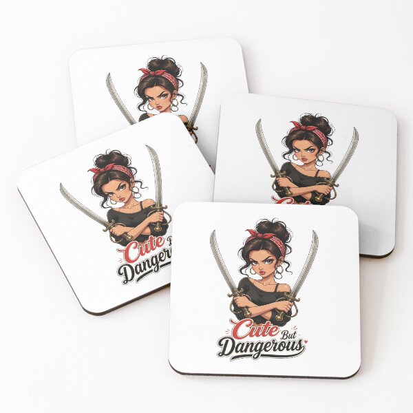 Item preview,  "Cute But Dangerous" Retro Boss Lady  designed and sold by MusesWhispers.