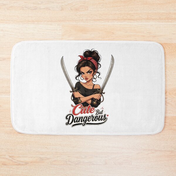 Item preview,  "Cute But Dangerous" Retro Boss Lady  designed and sold by MusesWhispers.