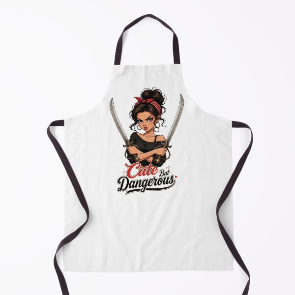 Item preview,  "Cute But Dangerous" Retro Boss Lady  designed and sold by MusesWhispers.