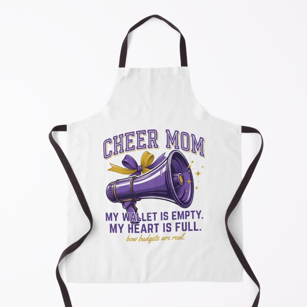 Item preview, Cheer Mom Megaphone Empty Wallet Full Heart Quote designed and sold by Enea Kelo.