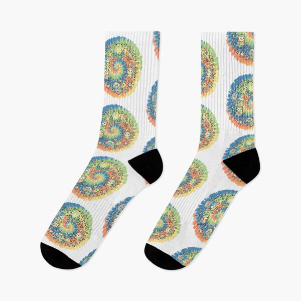 Item preview, Cute Tie Dye Animals Retro Kawaii Frog Cat Owl Turtle Rabbit designed and sold by Basma Designs | Retro, Kawaii Shirts & Stickers.