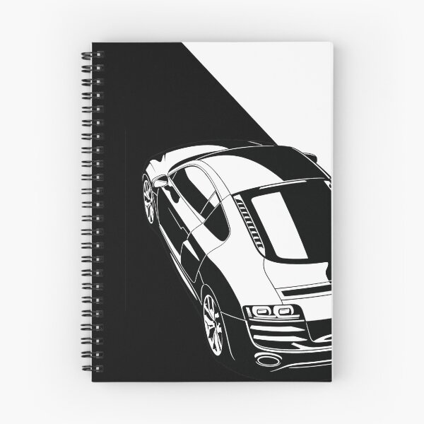 Item preview, German Mid-Engine Supercar - R8 Illustration designed and sold by kuruuumaa.