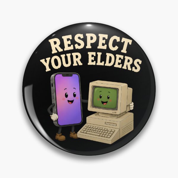 Item preview, Respect Your Elders Phone Funny Vintage Tech Art designed and sold by Marblaes00.