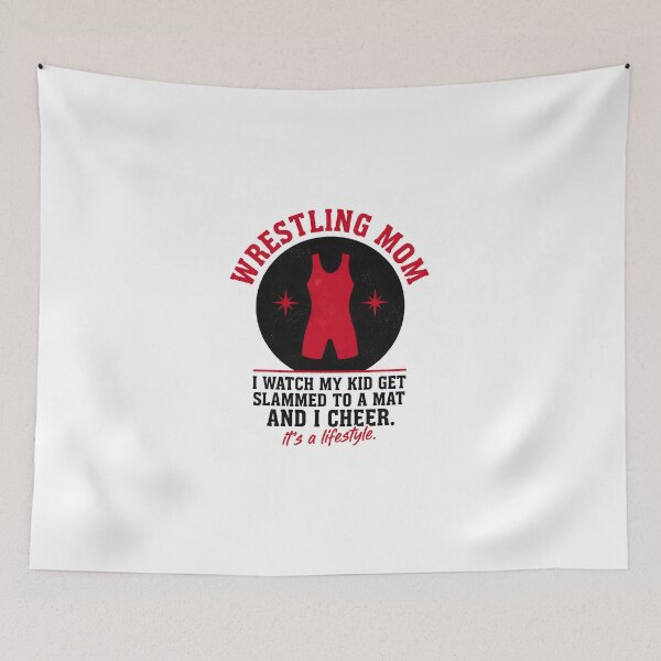Item preview, Funny Wrestling Mom Kid Slammed To Mat Quote designed and sold by Enea Kelo.