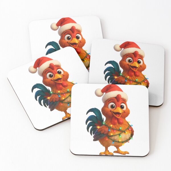 Item preview, Christmas Rooster designed and sold by Sillytoe.