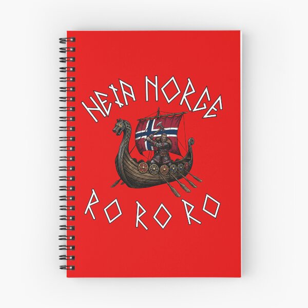 Item preview, Viking Longship Norwegian Flag - Heia Norge Ro Ro Ro designed and sold by UTkiKK.