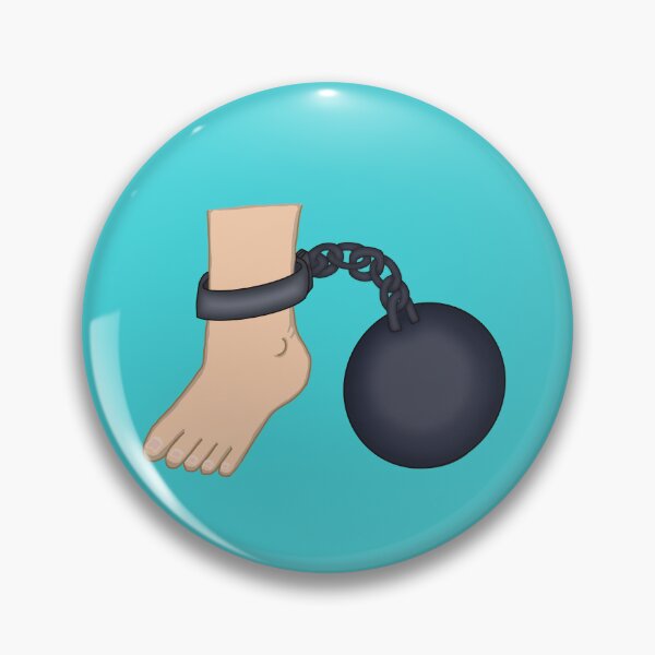 Item preview, Shackled with ball and chain designed and sold by Ruby Vazquez.