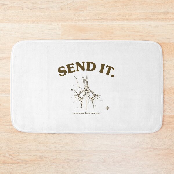 Item preview, Rock Climbing Send It Tie Your Knot Funny Quote designed and sold by Enea Kelo.