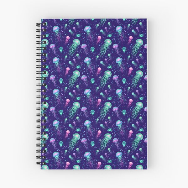 Item preview, Neon Galactic Jellyfish & Robot friend pattern designed and sold by TB-73.