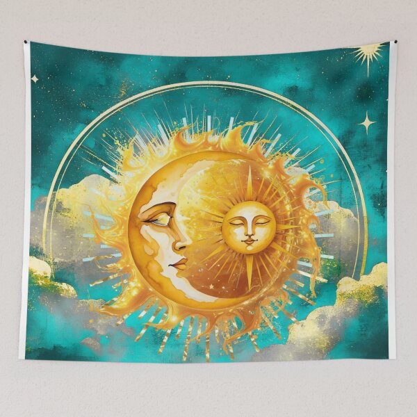 Item preview, Solar Dreaming Mystical Surreal Digital Collage Art designed and sold by SacredPathHealingArt.