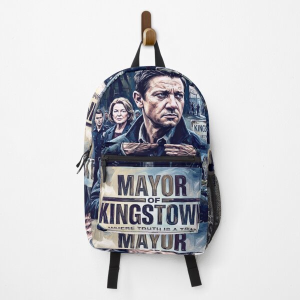 Item preview, Mayor of Kingstown Retro Crime Thriller Tribute Art TV Series Poster designed and sold by Art's Diner.