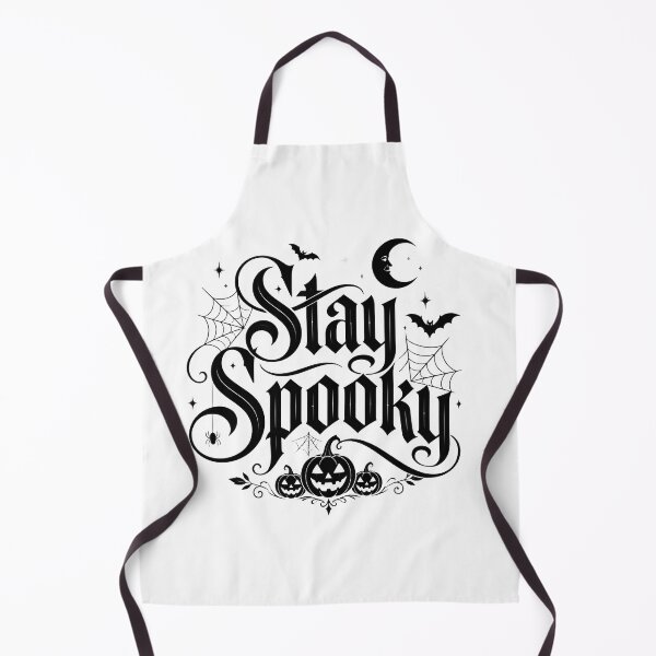 Item preview, Stay Spooky Gothic Halloween Typography Design | Black Pumpkin & Spider Web Aesthetic designed and sold by ColorClouds.