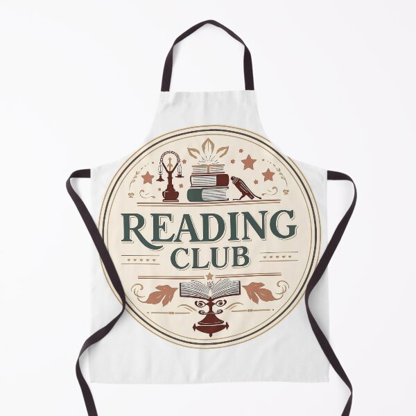 Item preview, Vintage Reading Club Literary Badge for Book Lovers designed and sold by Evergreen Horizon Works.