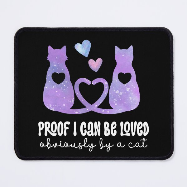Item preview, Proof I Can Be Loved - Funny Watercolor Cat Silhouette designed and sold by the-Z3nith.