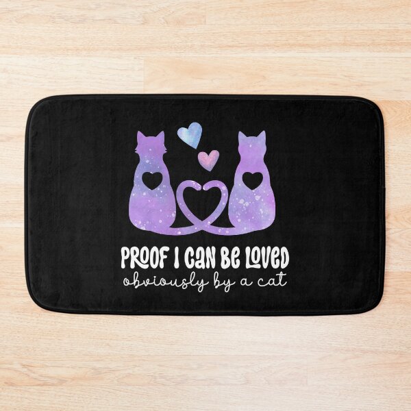 Item preview, Proof I Can Be Loved - Funny Watercolor Cat Silhouette designed and sold by the-Z3nith.