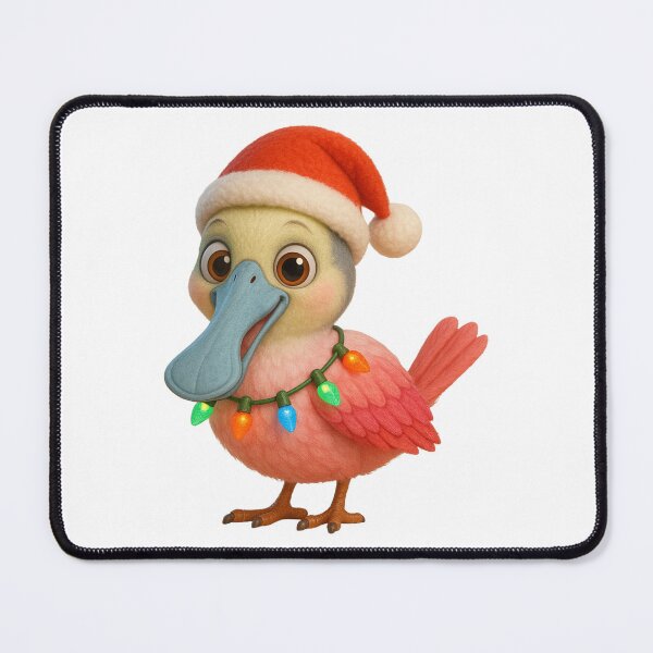 Item preview, Christmas Roseate Spoonbill designed and sold by Sillytoe.
