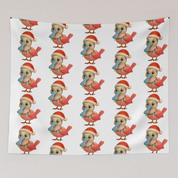 Item preview, Christmas Roseate Spoonbill designed and sold by Sillytoe.