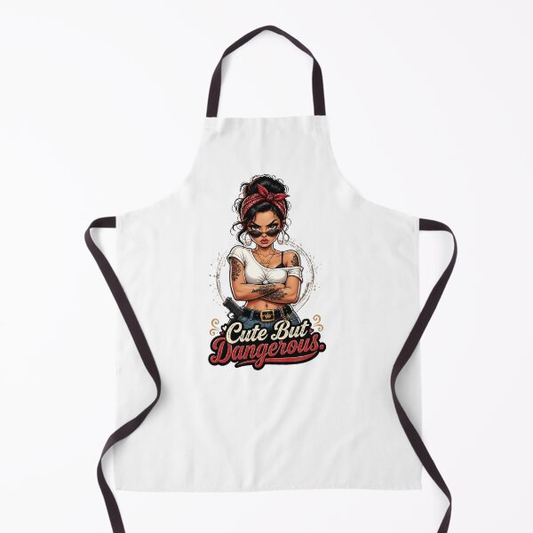 Item preview, "Cute But Dangerous" Retro Boss Lady  designed and sold by MusesWhispers.