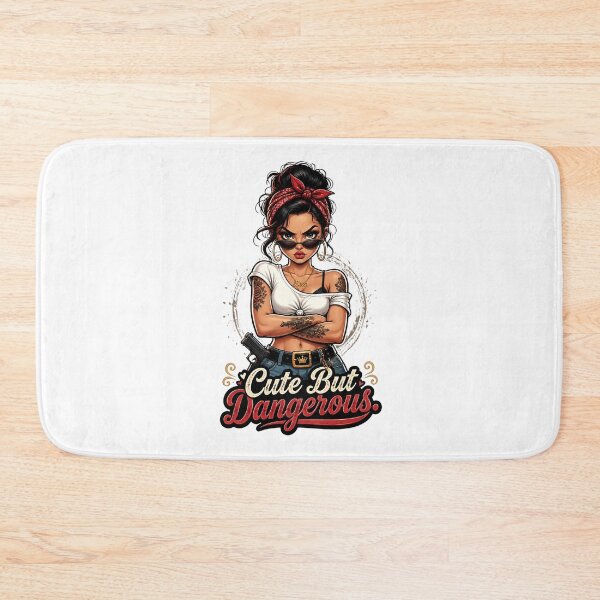 Item preview, "Cute But Dangerous" Retro Boss Lady  designed and sold by MusesWhispers.