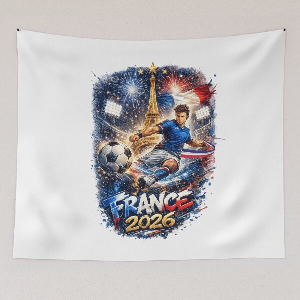 Item preview, France Football 2026 Street Art Graphic – French Soccer Fan Merch ver 1 designed and sold by CosmicNook1.
