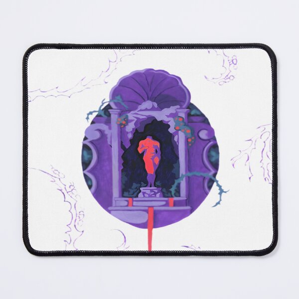 Item preview, Mystical Antique Statue in Purple Grotto Illustration  designed and sold by fnsdjfnsidjdns.