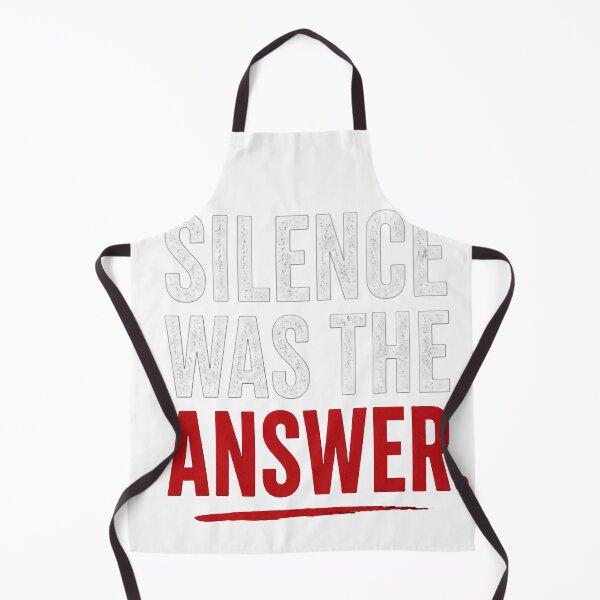 Item preview, Silence Was the Answer – Minimalist Quote Typography designed and sold by Saraisha Studio.