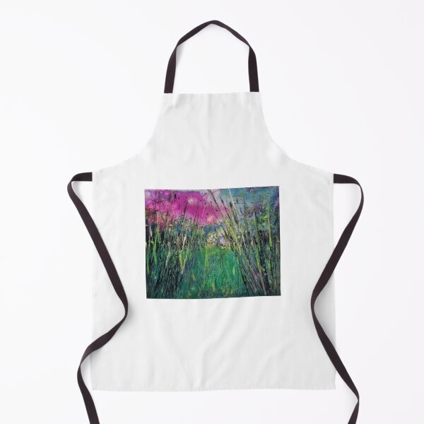 Item preview, Abstract flowers in a sunset field designed and sold by Kzacreative.